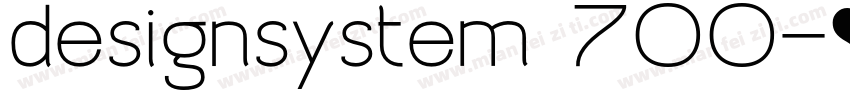 designsystem 700字体转换